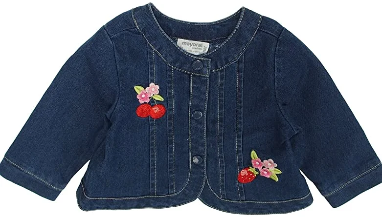 Infant Denim Jacket Denim Skirt Set