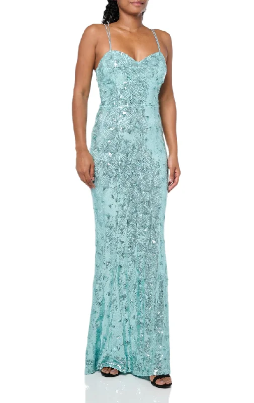 3 - speechless seafoam green sequin gown Chic Sequin Dress