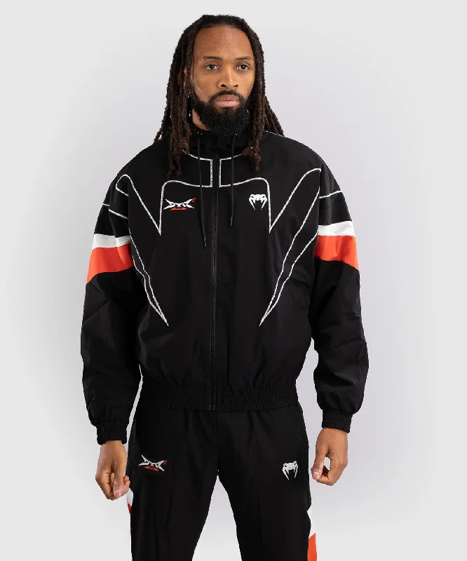 Venum x DTR Fight Attack 90 Tracksuit Jacket - Black/Orange Women's winter puffer jackets