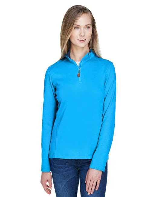 Devon & Jones Ladies' DRYTEC20  Performance Quarter-Zip DG479W Pullover Hoodie Sweatshirt