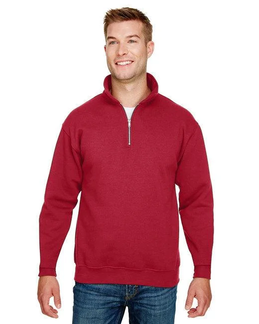 Bayside Unisex 9.5 oz., 80/20 Quarter-Zip Pullover Sweatshirt BA920 Lightweight Hooded Sweatshirt