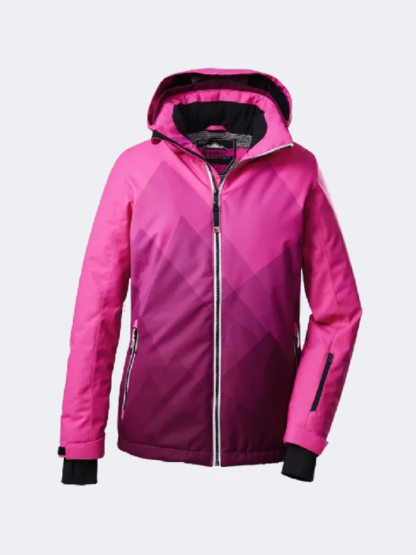 Killtec Ksw 82 Women Skiing Jacket Dark Raspberry Women's North Face jackets