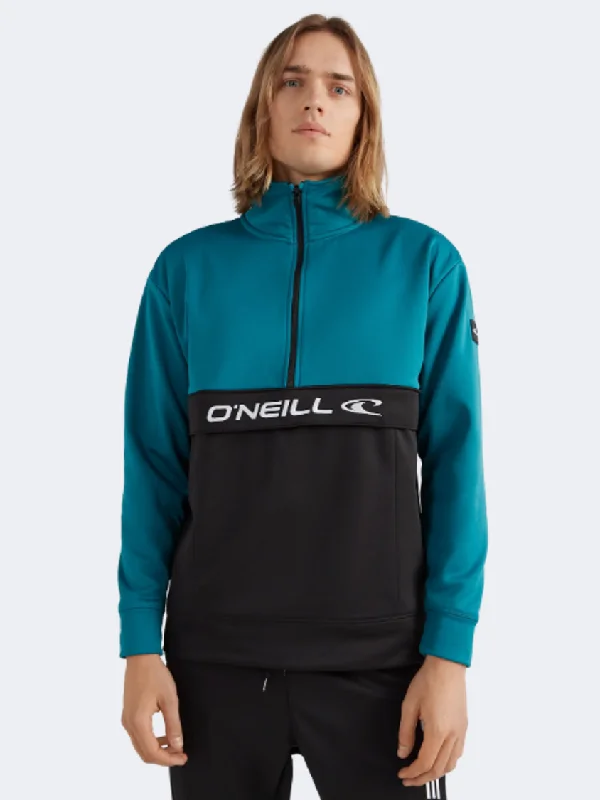 O'Neill Rutile Fleece Men Training Hoody Blue/Black Women's wool jackets