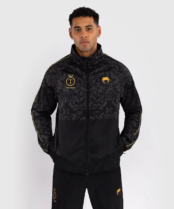 Venum x Ilia Topuria Unmatched Track Jacket - Black/Gold Women's packable jackets