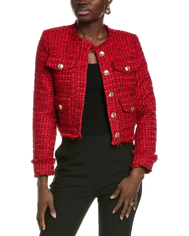 Walter Baker Bennet Crop Fit Jacket Relaxed Fit Blazer