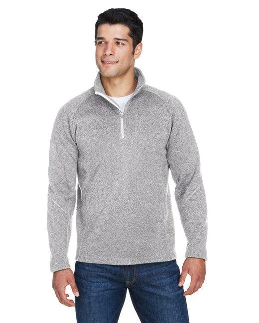 Devon & Jones Adult Bristol Sweater Fleece Quarter-Zip DG792 Trendy Sweatshirt Hoodie