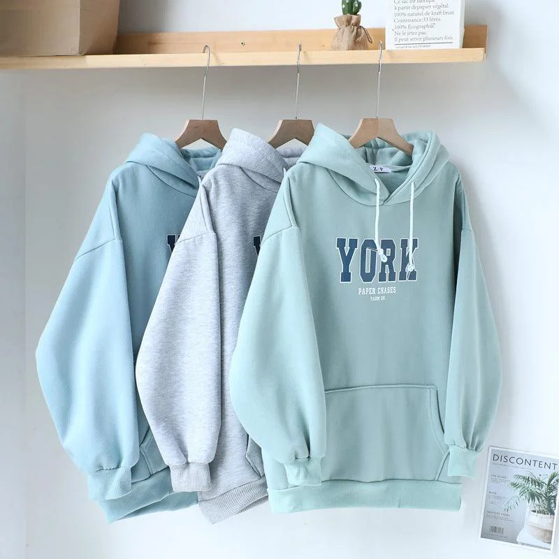 Ladies Hooded Sweatshirt Classic Zip Hoodie