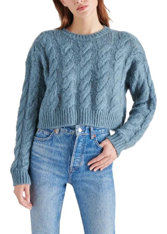 Ceronne Sweater - Blue Dusk Women’s Ribbed Pullover