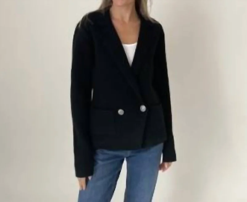 Heller Blazer In Black Tailored Blazer for Women