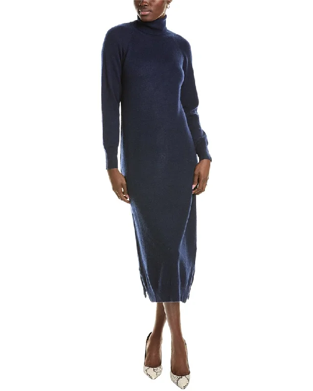 Brodie Cashmere Wool & Cashmere-Blend Luxe Roll Neck Dress Discounted sweaters