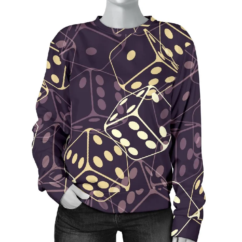 Dice Casino Pattern Print Women's Sweatshirt H&M sweaters