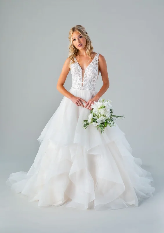 Kennedy Blue Ciara Sample Sale Sparkling Bridal Gown