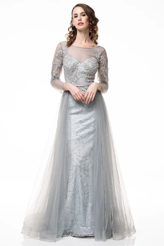 KL034 Sheer Wedding Dress