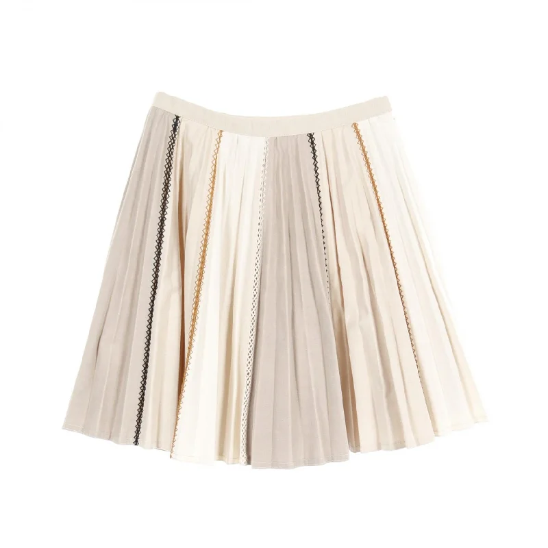 Dior Cotton Skirt Beige Multicolor Fall unclassified skirts