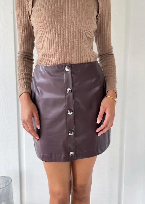 PERRY LEATHER SKIRT Popular unclassified skirts