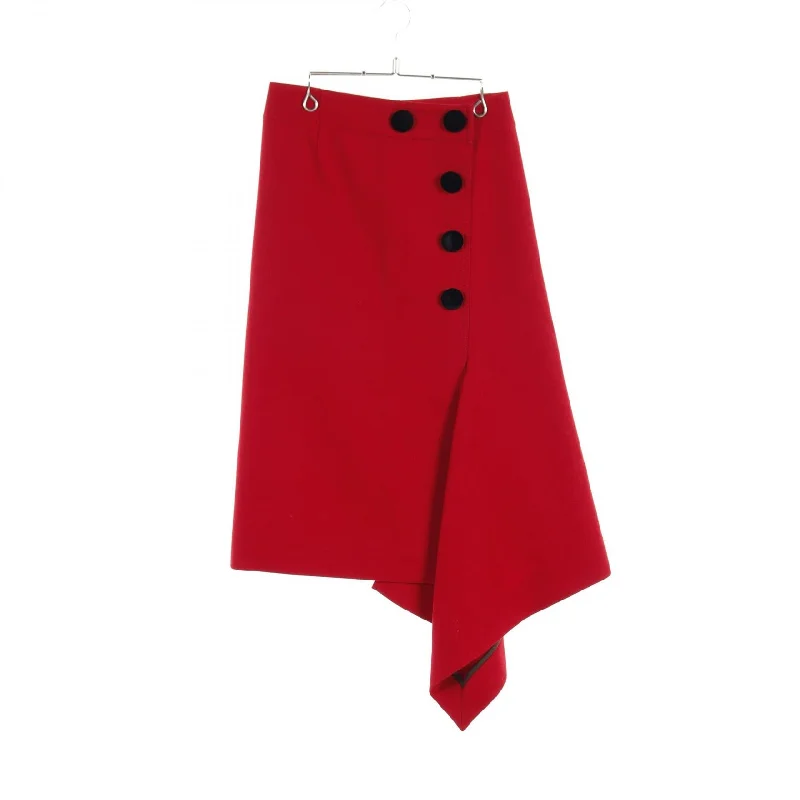 Sacai Wool Skirt Red 19-04539 Holiday unclassified skirts