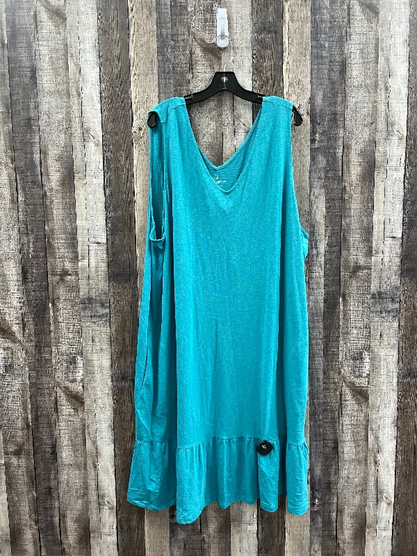 Blue Dress Casual Midi J. Jill, Size 4x Bodycon midi dresses