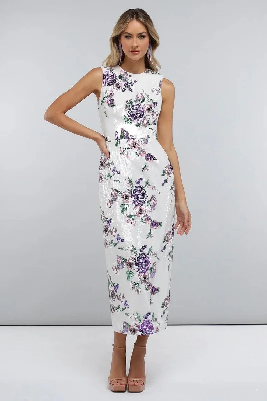 Helsi Bobbie Dress - Violet Floral Silk floral dresses