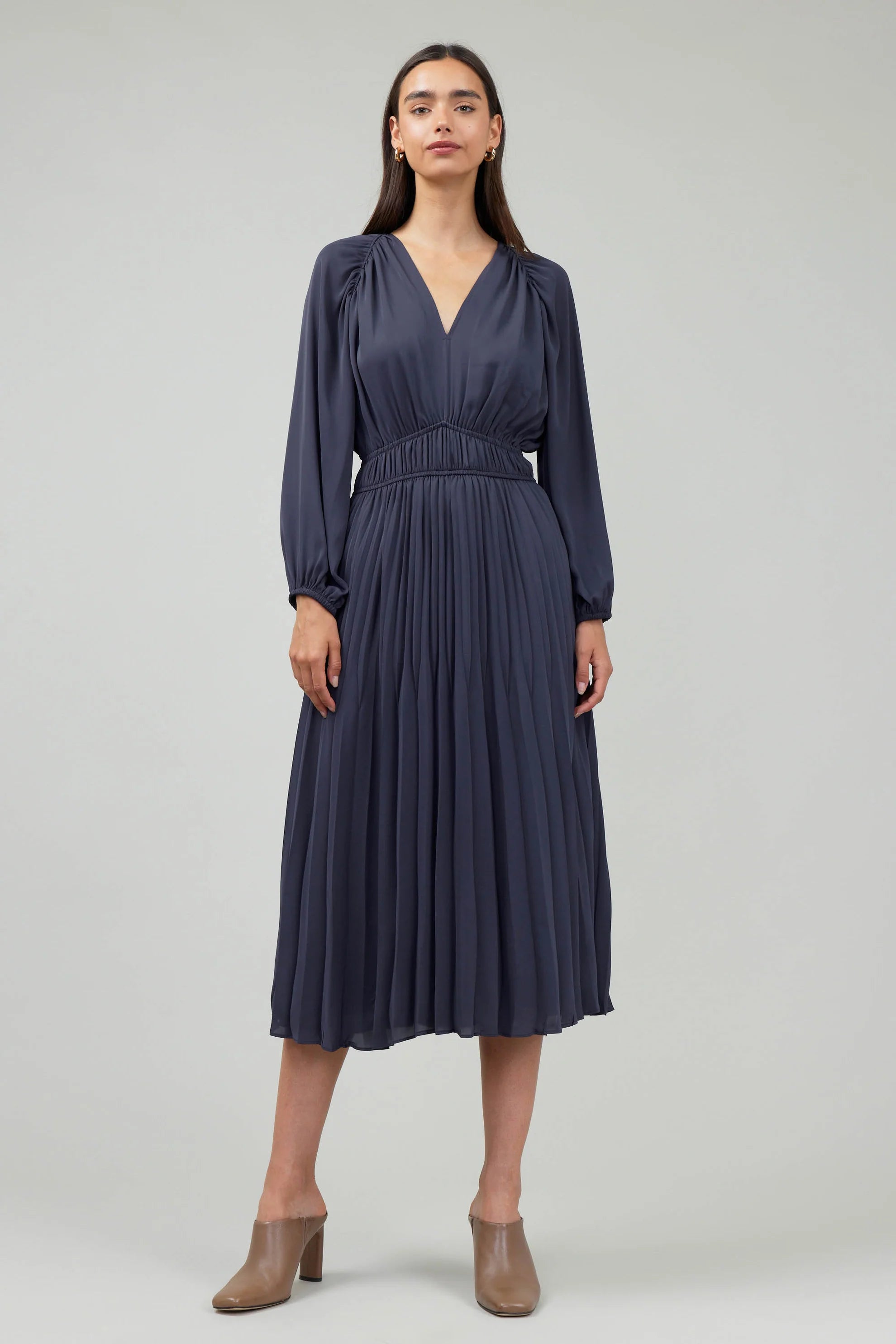 Deb Dress | Dark Slate Navy Mesh unclassified dresses