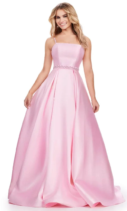 Ashley Lauren 11540 - Satin Beaded Waist Prom Dress Boho unclassified dresses