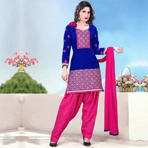 Blue Patiala Suit Sequin unclassified dresses