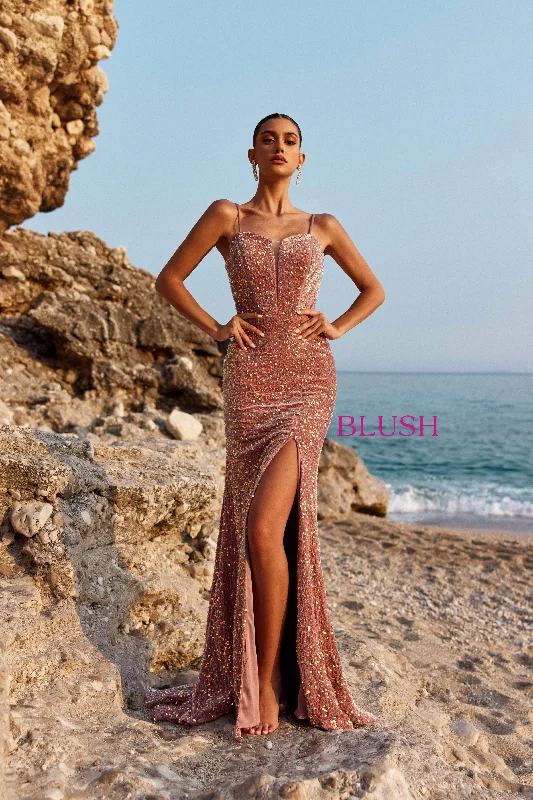 Blush by Alexia Designs 12167 - Sleeveless Corset Prom Gown Engagement unclassified dresses