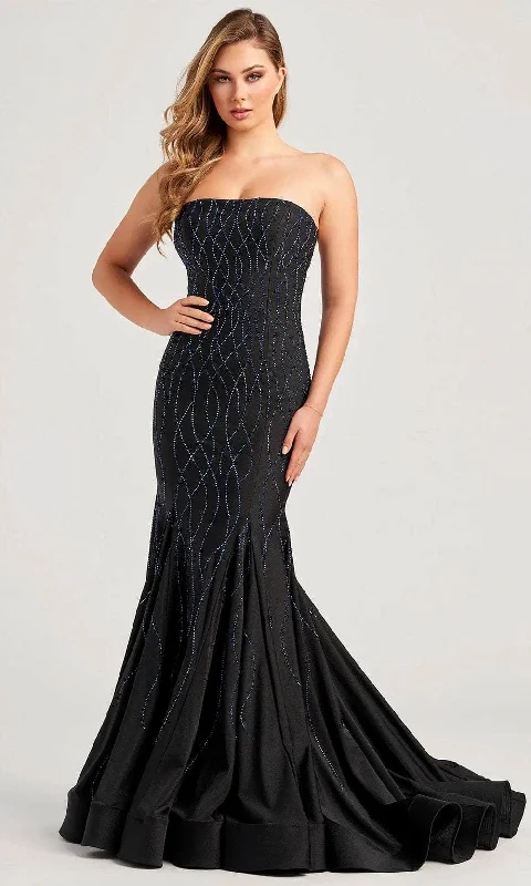 Colette By Daphne CL5106 - Strapless Beaded Prom Dress Sexy unclassified dresses