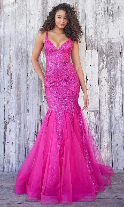 Colette By Daphne CL5109 - Glitter Mermaid Prom Dress Elegant unclassified dresses