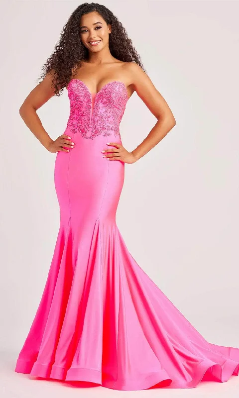 Colette By Daphne CL5112 - Plunging Sweetheart Prom Dress Off-shoulder unclassified dresses