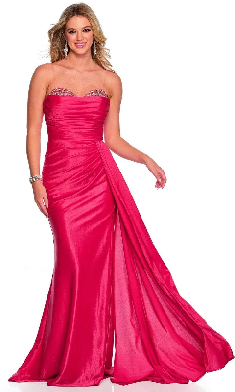 Dave & Johnny 11290 - Ruched Strapless Prom Gown Graduation unclassified dresses