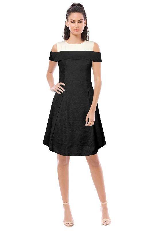 Exclusive Designer Black Dress Breathable unclassified dresses