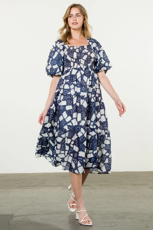 Gina Dress | Navy Flowy unclassified dresses