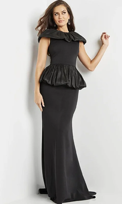 Jovani 09997SC - Peplum Sheath Evening Dress Dark color unclassified dresses