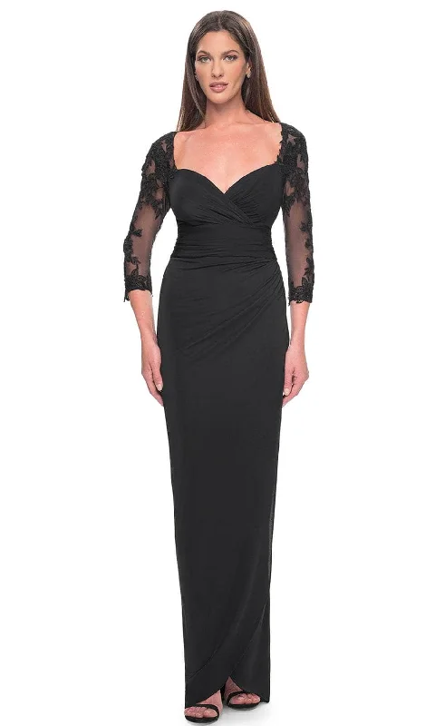 La Femme 31659 - Empire Sheath Formal Dress Sequin unclassified dresses