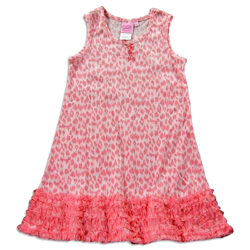 Lipstik - Little Girls Sleeveless Leopard Dress Flowy unclassified dresses