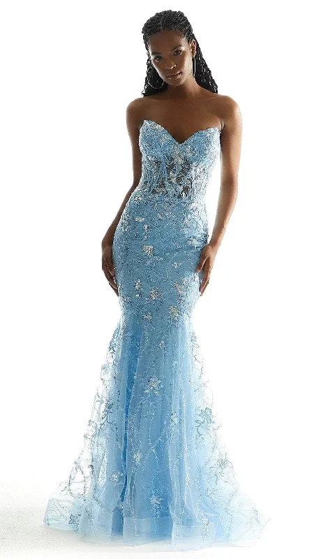 Mori Lee 49053 - Strapless Fitted Prom Dress Bright color unclassified dresses