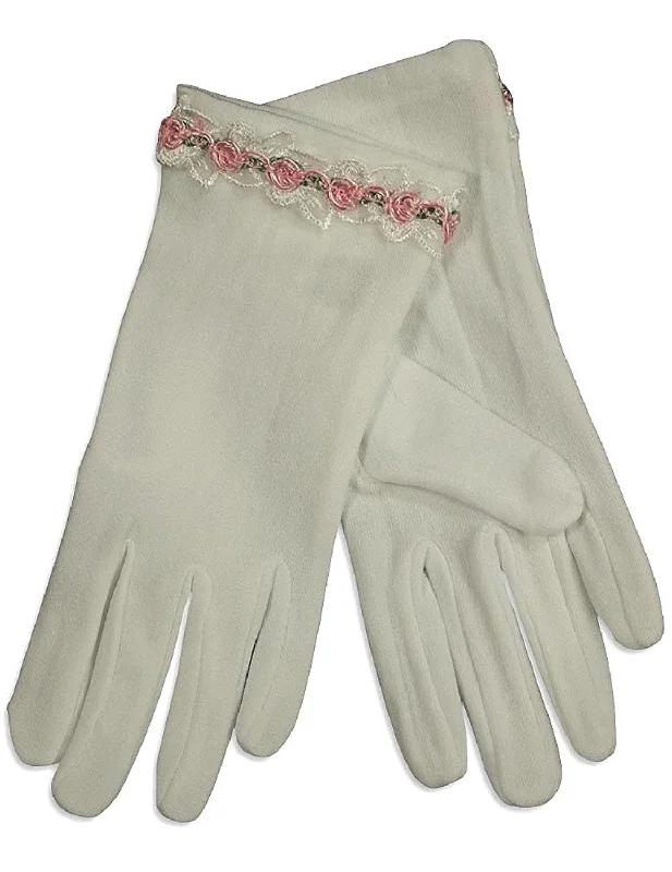 Nolan Gloves - Little Girls Ages 2-4 Rosette Dress Gloves Breathable unclassified dresses