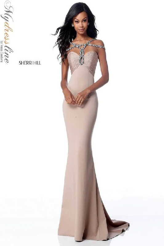 Sherri Hill 51776 - Strappy Sweetheart Evening Dress Y2K unclassified dresses