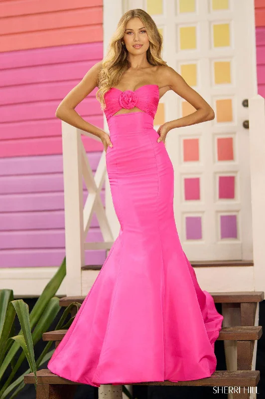 Sherri Hill 56058 - Sweetheart Taffeta Mermaid Gown Trendy unclassified dresses