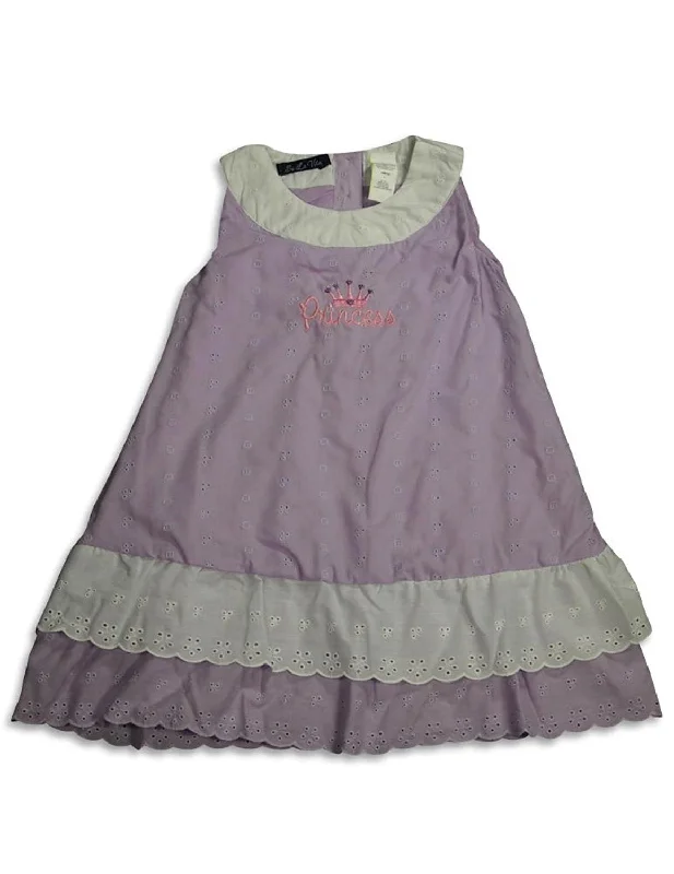 So La Vita - Little Girls' Eyelit Sundress High-end unclassified dresses