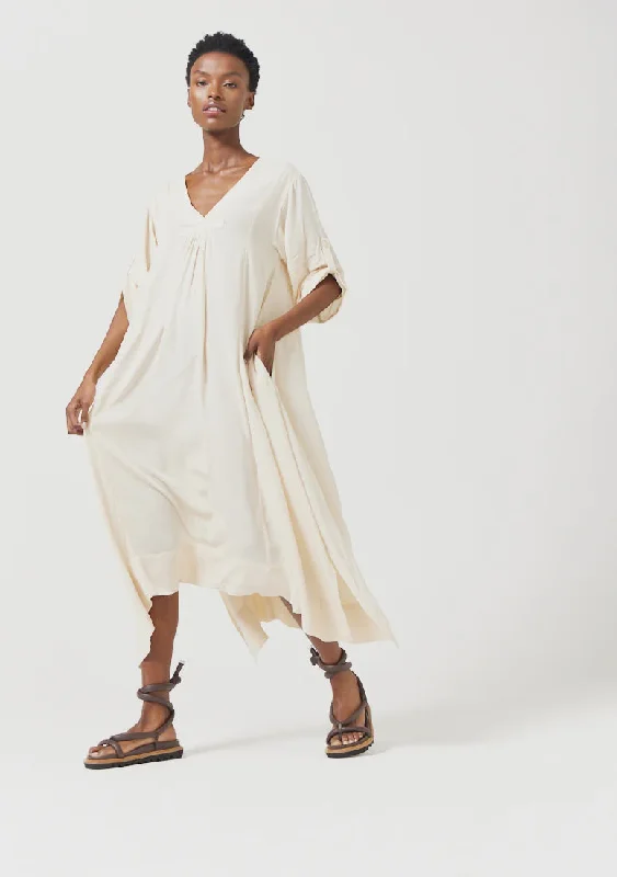 Tumi Kaftan - Crema Ruffled unclassified dresses