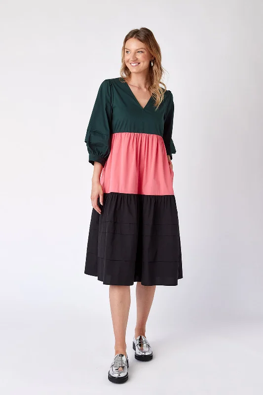 Wylie Dress Cosmos Colorblock Chic unclassified dresses