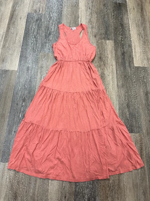 Dress Casual Maxi By Evereve In Coral, Size: Xs Cozy Maxi Dress