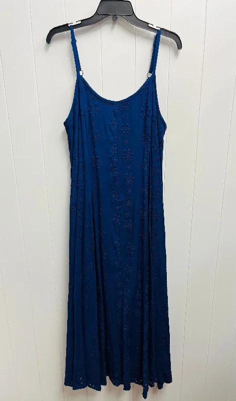 Dress Casual Maxi By Torrid In Navy, Size: M Button-front Maxi Skirt