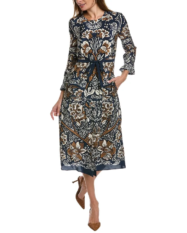 S Max Mara Bella Silk Maxi Dress Printed Maxi Skirt