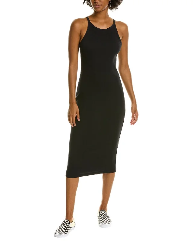 James Perse Cutaway Rib Tank Dress Bodycon Tank Dress